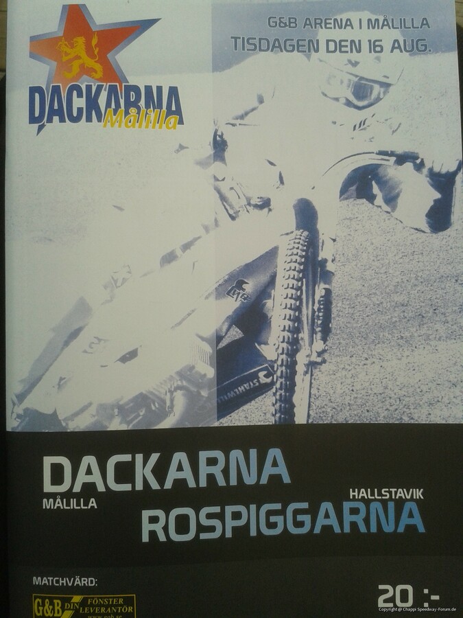 Dackarna - Rospiggarna (16.08.2016)