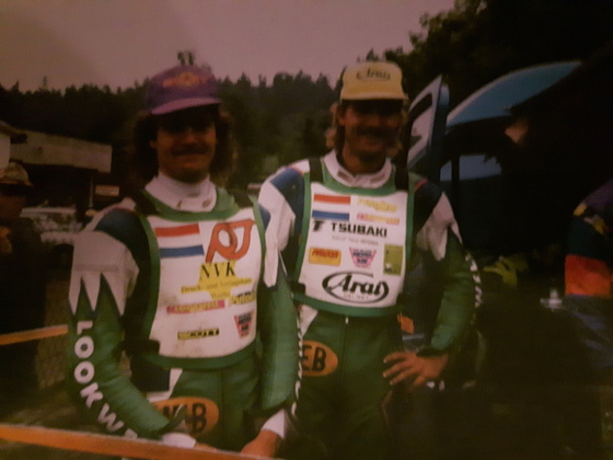 Anne van der Helm und Stefan van der Helm 1993 auf dem Teterower Bergring