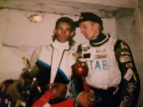 Petri Kokko und Olli Tyrväinen 1993 in Wolfslacke