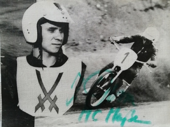 Autogrammfoto von Jochen Dinse MC Meissen / DDR