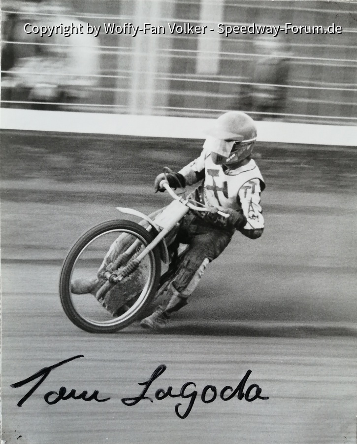 Autogrammfoto Nr. 5 von Tom Lagoda MC Geothermie Neubrandenburg, DDR, DDR- Meister Paarfahren