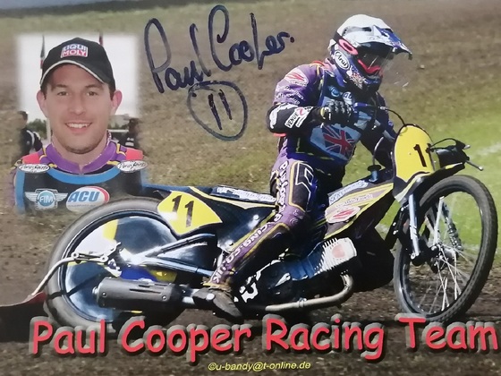 Autogrammfoto von Paul Cooper GB Großbritannien Bergringpokal- Sieger