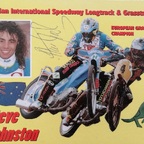 Autogrammfoto von Steve Johnston Australien, Grasbahn- Europameister, Grass Track