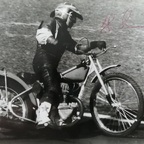 Autogrammfoto 3 von Hartmut Ernst MC Güstrow /DDR DDR- Meister Speedway 1977