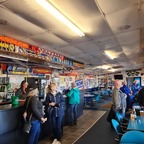 Edinburgh Speedway. Bar als kleines Museum.