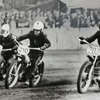 17. Rathenower Sandbahnrennen 23.4.1978, 150ccm Junioren- Ausweis- Klasse, Fahrer Fehre + Jänicke (beide Leipzig + Kreck Teterow