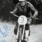 Autogrammfoto von Werner Mell MC Güstrow auf dem Teterower Bergring