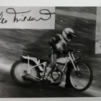 Autogrammfoto Nr. 3 von Diethelm Otto Triemer MC Güstrow /DDR, x- mal DDR- Meister in allem! Speedway Sandbahn Grasbahn