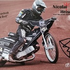 Autogrammfoto von Nicolai "The Black Devil" Heiselberg Nr. 63 DK Danmark Dansk Dänemark Danish