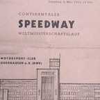 Oberhausen Kontinentaler Speedway WM Lauf am 8. Mai 1955