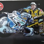 Autogrammfoto von Chris Harris Nr. 37 Langbahn- Vize- WM 2023,Großbritannien GB Great Britain